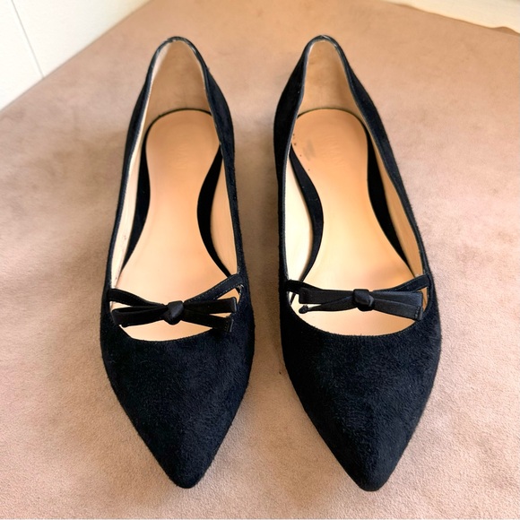 Armani Collezioni Shoes - ❤️ Armani Collezioni Suede Silk Bow Flats Shoes 37 X5V004 6.5 7 Authentic Ballet